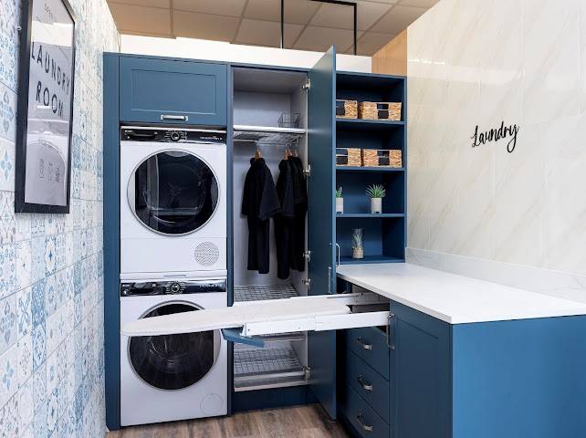 Utility room in the showroom