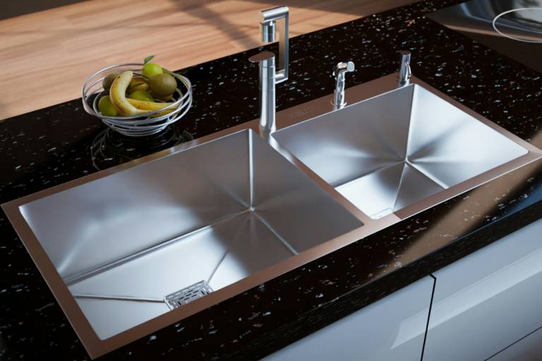 double kitchen sink
