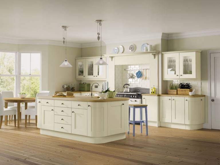 Kitchen island with plenty of storage