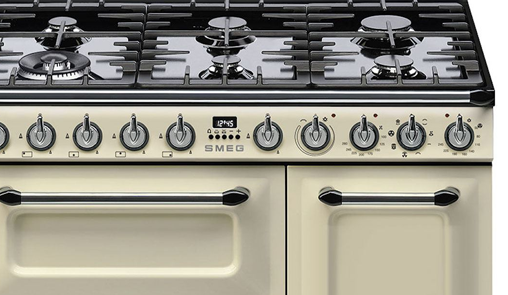 Cream range cooker