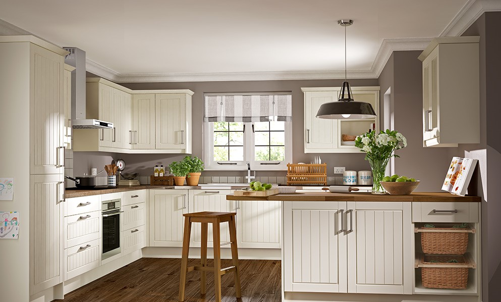 a white kitchen