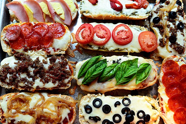 french bread pizzas